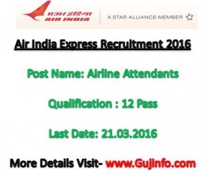 Air India Express Recruitment 2016