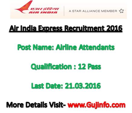 Air India Express Recruitment 2016